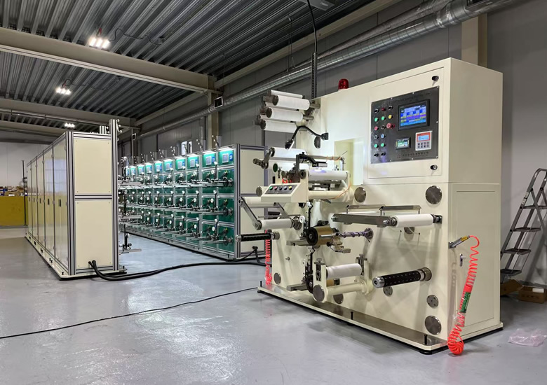 60頭12萬米拉線分條收卷機 60頭12萬米拉線分條收卷機